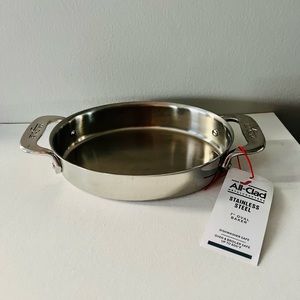 All-Clad 7-inch Stainless Steel Oval Baker